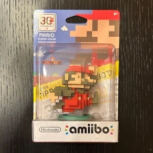 Nintendo Mario 30th Anniversary Amiibo - Red and Brown